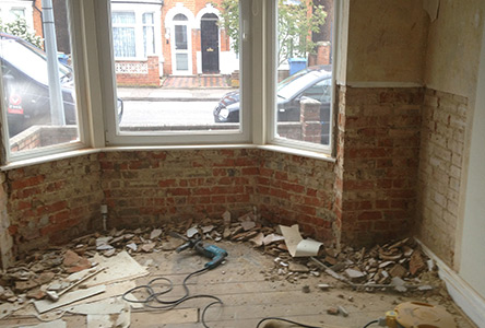 Remove old plaster