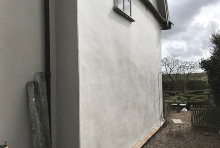 Lath and Lime Plastering Framsden Suffolk Example