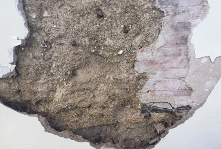 Damaged period property in Thwaite, Eye, Suffolk