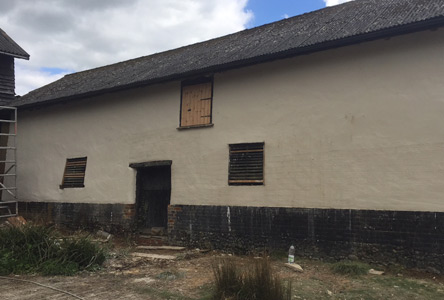 Project showing traditional Lime Plaster